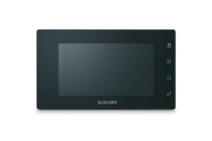 15895071 Цветной монитор видеодомофона без трубки hands-free KCV-544 черный зеркальный CC000002016 KOCOM