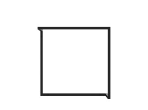 Стальная настенная вешалка с порошковым покрытием