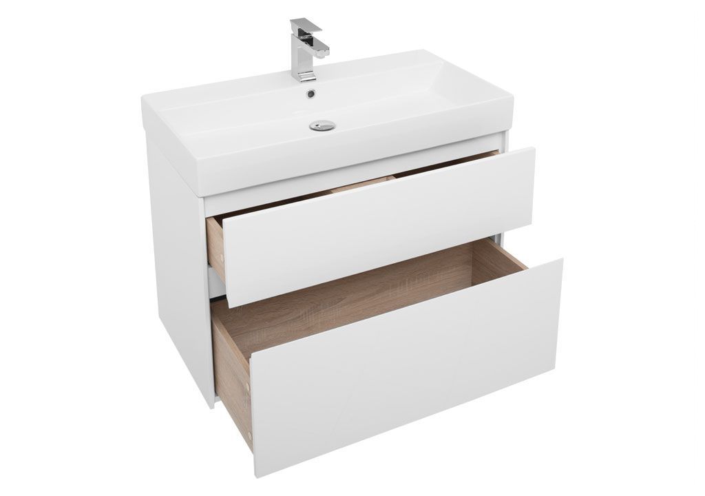 Мебель для ванной Aquanet Бруклин 85 белый 00207801 - Вид №3