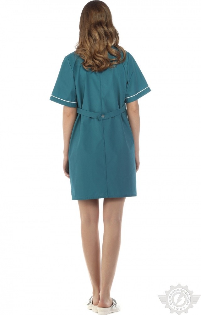 63250 Халат "Бриз" женский  Одежда для обслуживающего персонала  размер 58/170-176 Спецодежда  - Вид №7