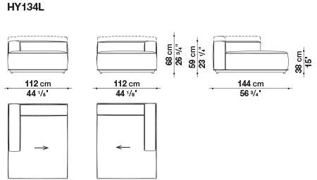 B&B Italia Outdoor Садовый диван из модульной ткани sun-id-1410409 - Вид №27