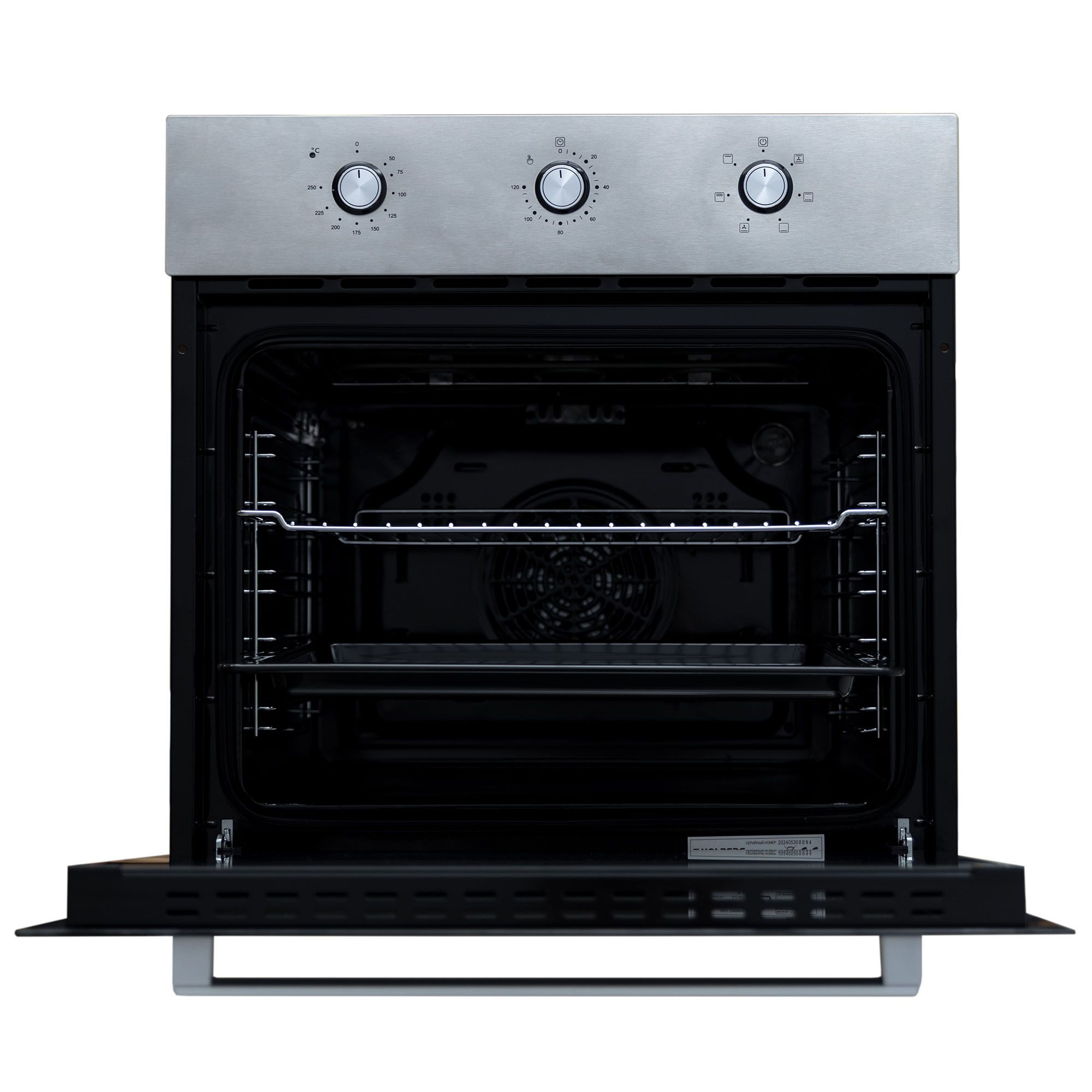 9224964 Электрический духовой шкаф HOLBERG HEO 7069MIX серебристый STDN-0115237 - Вид №1