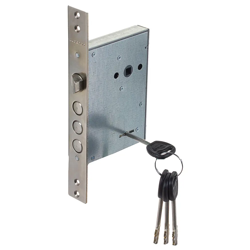 Врезной замок ГАРДИАН-3011 для металлических дверей с 4 ключами 16112306 STLM-0006561