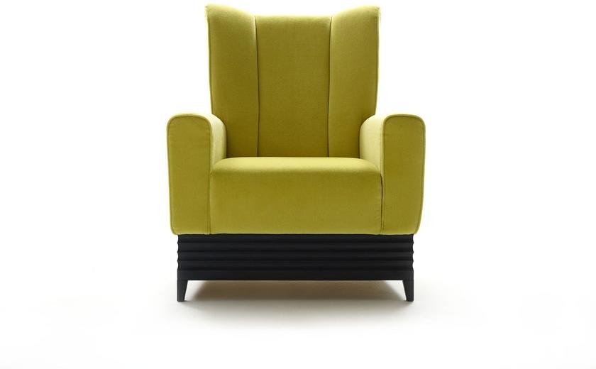 MARIONI Кресло с обивкой из ткани с подлокотниками Laurence I0230 - Вид №2