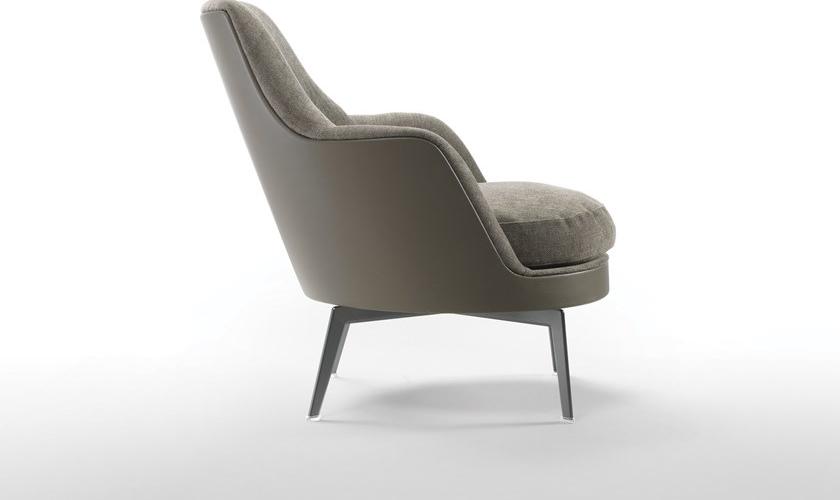 Flexform Кресло из ткани с подлокотниками Guscio sun-id-1438931 - Вид №1
