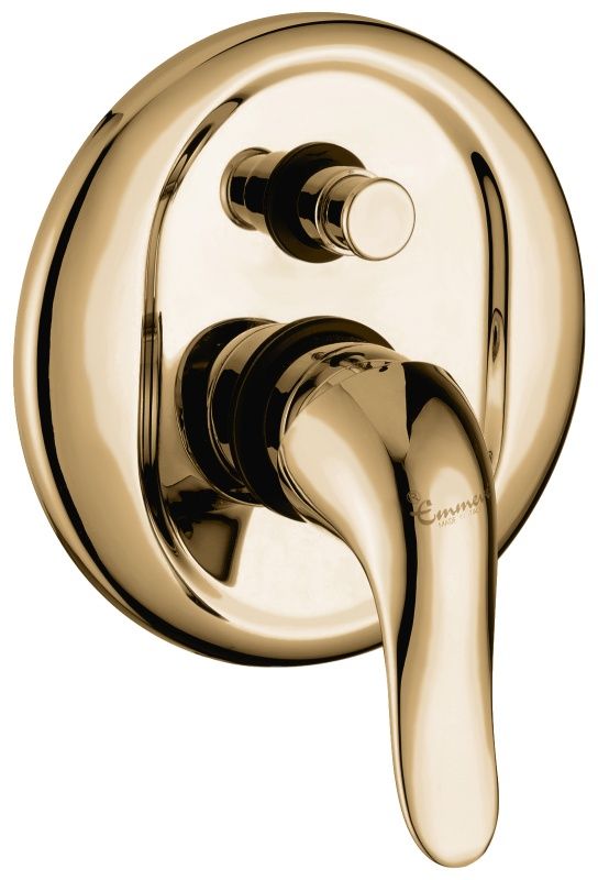 44019BR Внутристенный смеситель Duka на выхода, цвет бронза EMMEVI 