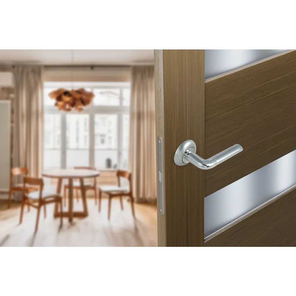 Дверные ручки EDSON EDS-45H-R1 в матовом хроме 85168430 STLM-0059316 - Вид №9