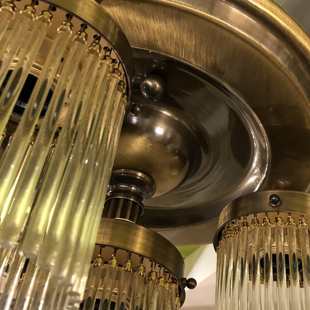 Orion DLU 1388/3+1 Patina STÄBCHENSERIE люстра потолочная 52520 - Вид №2