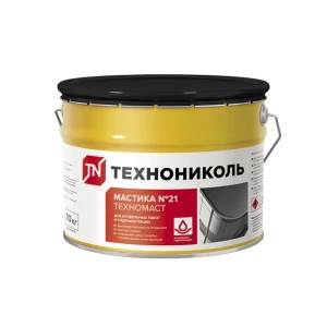 12692948 Мастика гидроизоляционная кровельная Технониколь №21 Техномаст 10 кг STLM-1547981