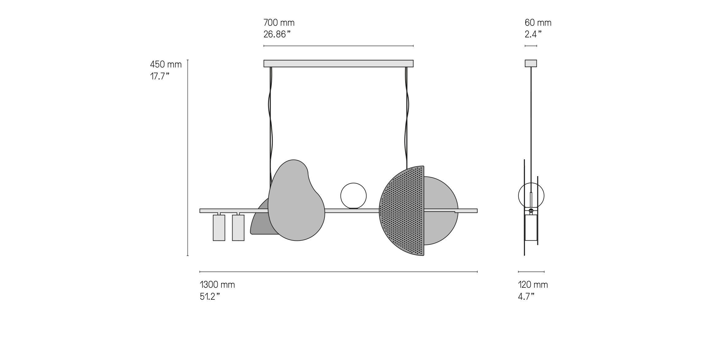 Латунный светодиодный подвесной светильник CVL Luminaires Начо ARCH-00086478 - Вид №4
