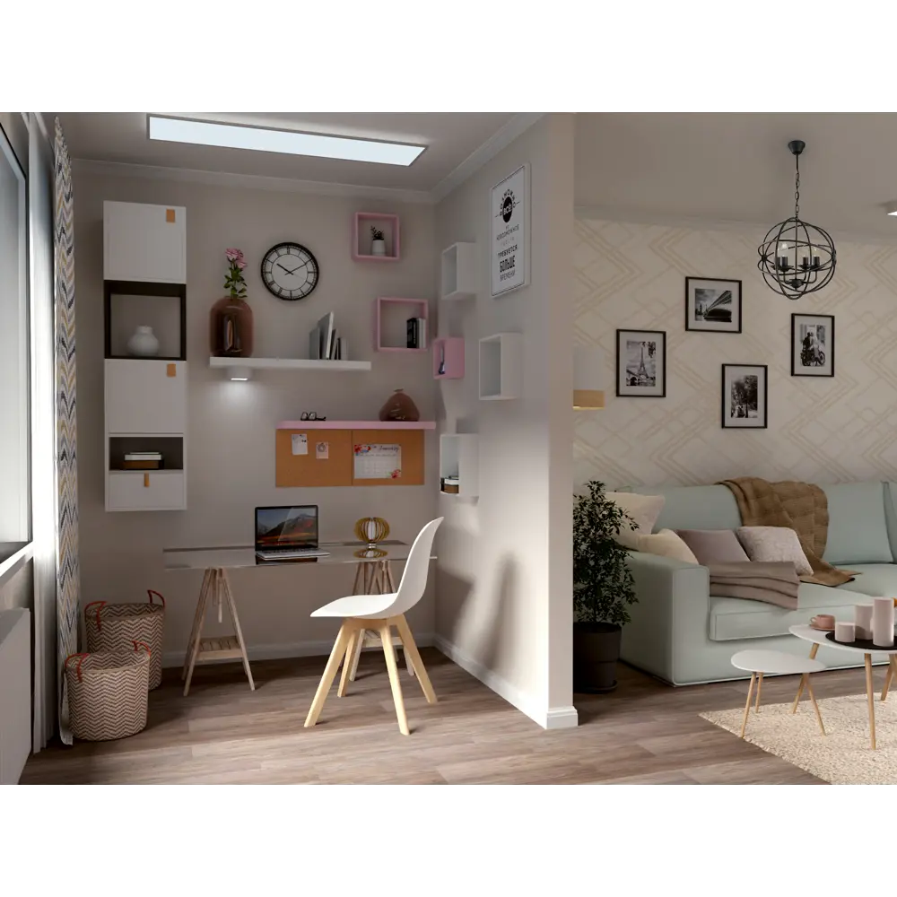 Santreyd Плинтус напольный универсальный белый 12 см 81971550 STLM-0016129 - Вид №9