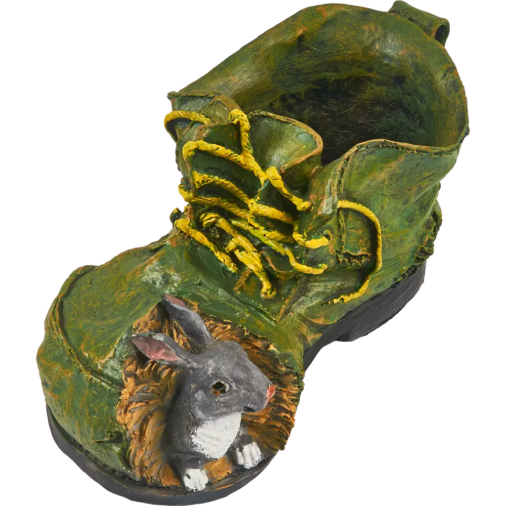 Santreyd Садовая фигура «Башмак с зайцем» для уютного уголка 85565549 STLM-0063883