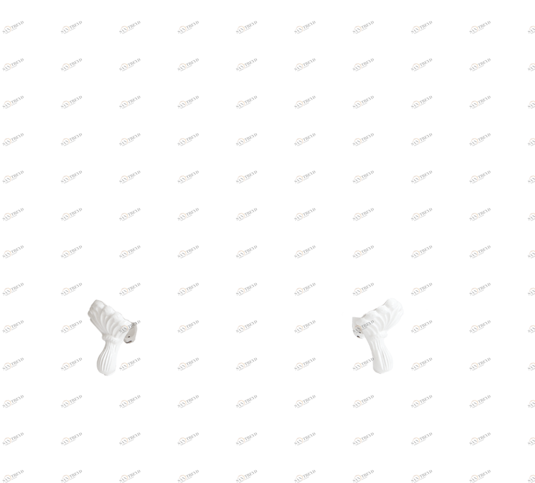 Gentry Home Bexley Cast iron bathtubs with feet Flower white sun-id-1075143