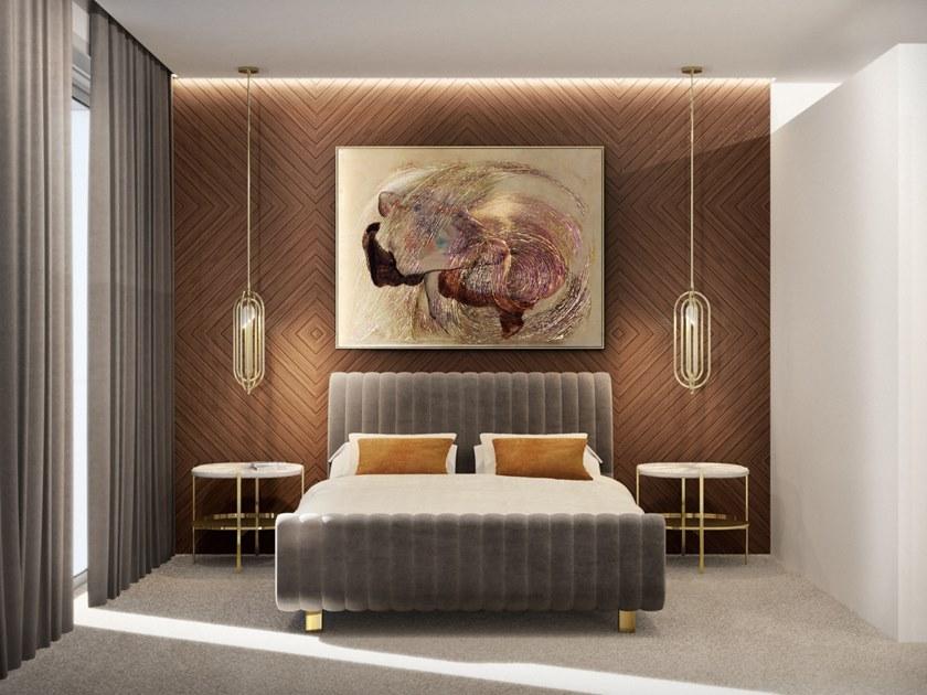 Essential Home Двуспальная кровать с мягким изголовьем Sophia sun-id-1402506 - Вид №1