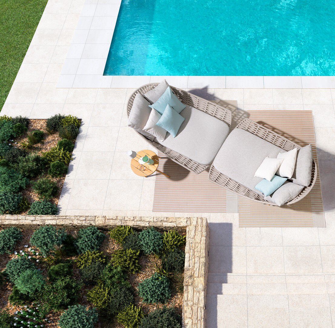 Круглый стол из тикового дерева BIZZOTTO Tamires ARCH-00034831 - Вид №4