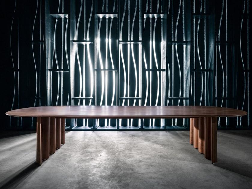 ZEITRAUM Овальный стол из массива дерева sun-id-1376498 - Вид №1