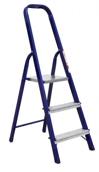 Стремянка стальная с алюминиевыми ступенями M 8303