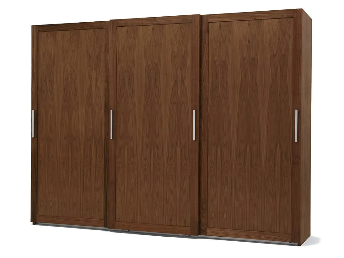 Шкаф из планки и массива дерева с раздвижными дверями Riva 1920 HANGAR ARCH-00005467