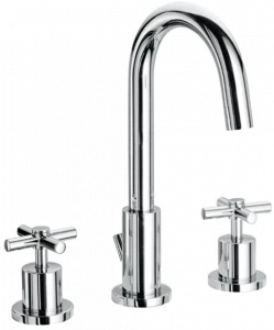 Fir Italia Смеситель для умывальника на 3 отверстия с аэратором Cora 35 3512365