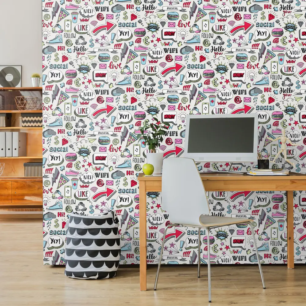 Обои флизелиновые Erismann Sweet and Cool бежевые 0.53 м 10163-17 STLM-2137077 - Вид №3