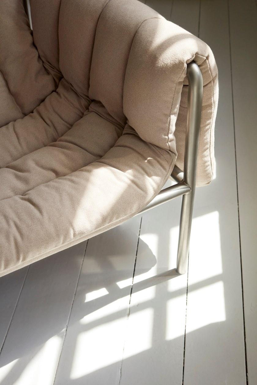 Hem Кресло из нержавеющей стали и кожаной обивки sun-id-1420802 - Вид №7