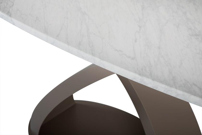 Tonin Casa Консоль из каррарского мрамора и стальная основа Eliseo sun-id-1444137 - Вид №2