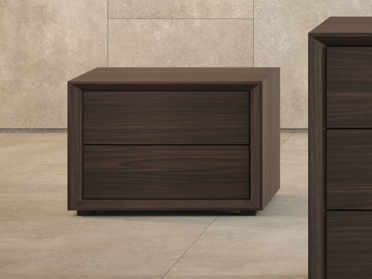 Деревянная прямоугольная тумбочка с ящиками Giessegi Мадрид ARCH-00022364 - Вид №1