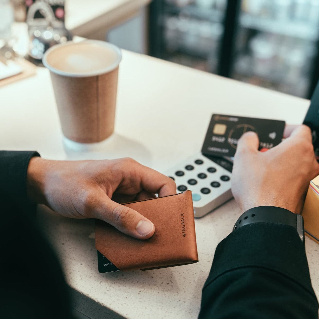 W101CHES Визитница - Каштан Wingback  - Вид №3