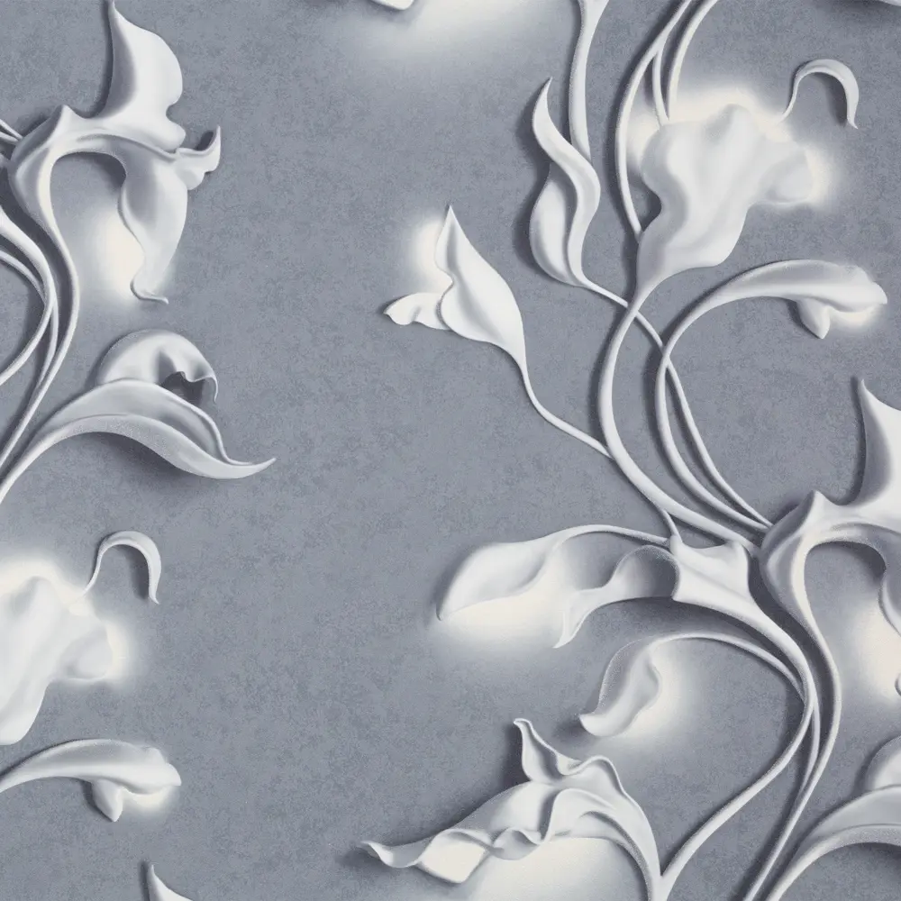 Обои флизелиновые Palitra Home Barelief темно-серые 1.06 м HC72275-41 STLM-2163125 - Вид №1