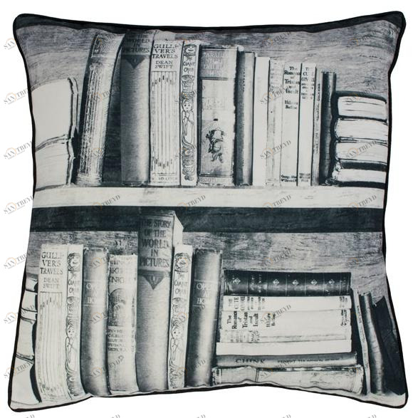 Mineheart Подушка из ткани квадратная Bookshelf Acc/190 - acc/191