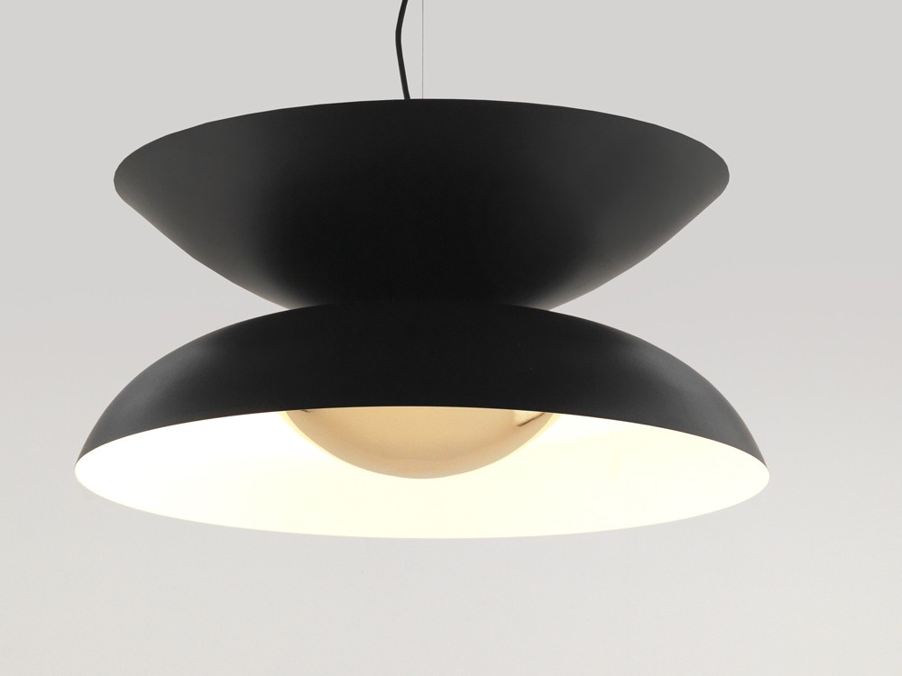 067049 Подвесной светильник черный - золотой диффузор Aromas del Campo Yoyo 