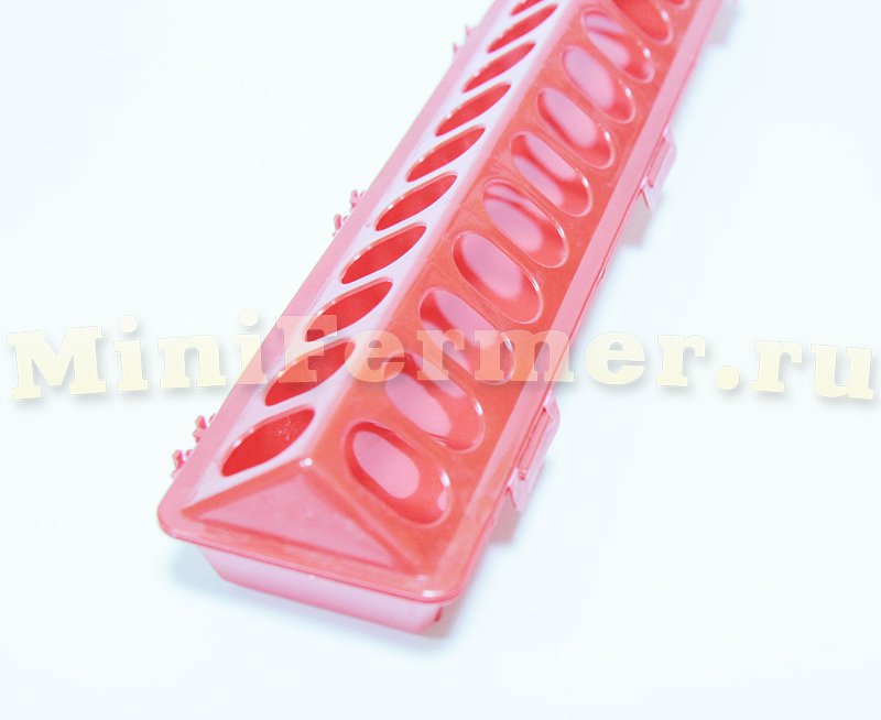 2354 Кормушка лотковая пластиковая с отверстиями 50 см LAB.Space  - Вид №2