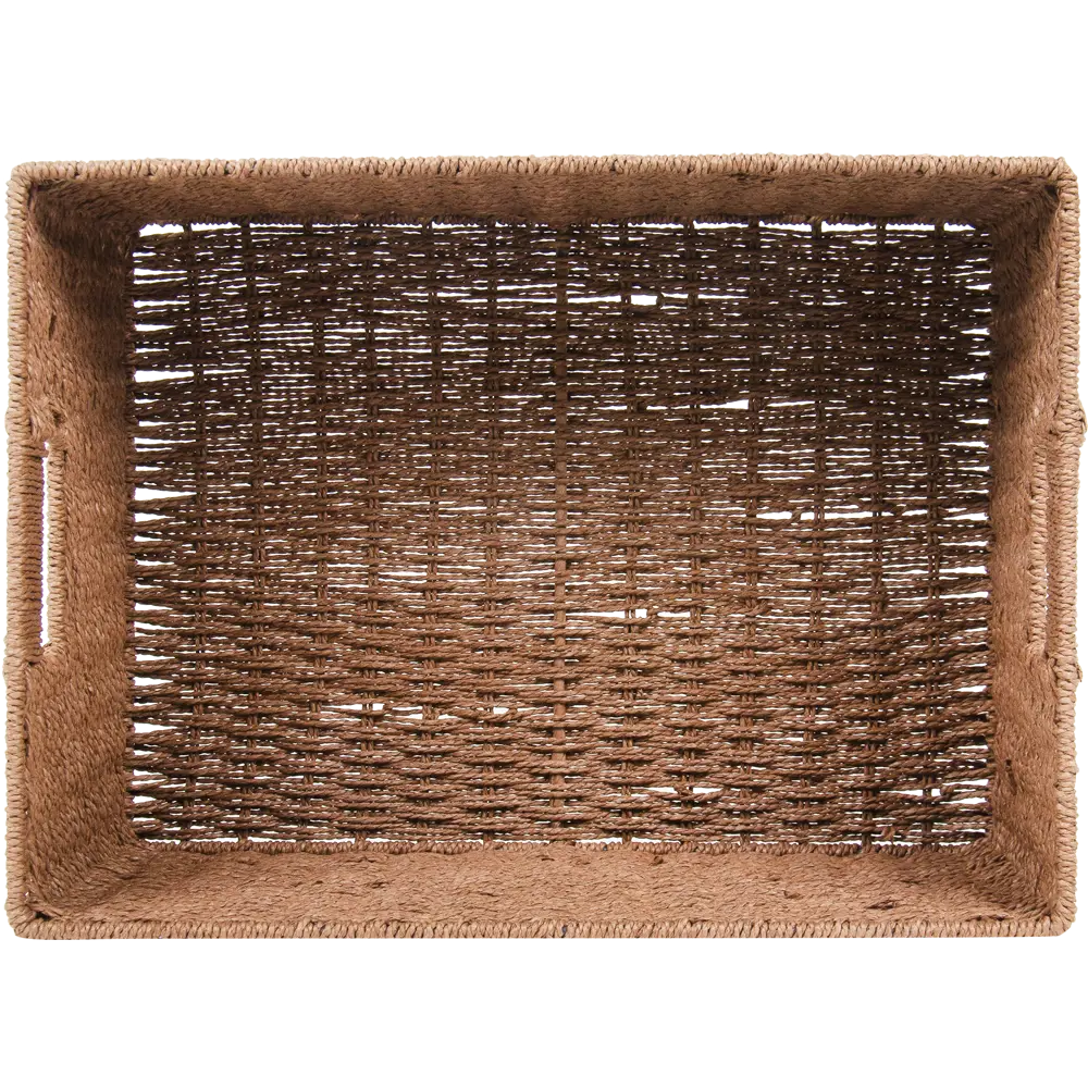 Корзина для хранения 38x18x28 см бумага цвет коричневый Santreyd STLM-2202056 - Вид №2