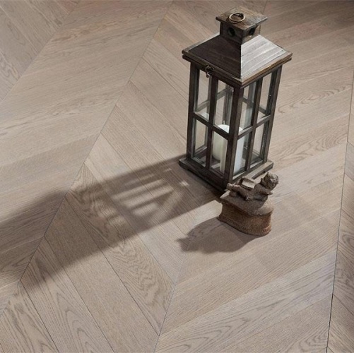 Паркет Ёлка Coswick Шамбор Дуб Натур (Гладкая) 320х82,55 мм 11283215 - Вид №2