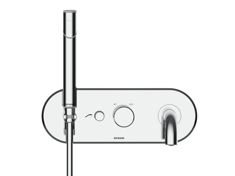 Смеситель для ванны из хромированной латуни Bossini PLY ARCH-00111523
