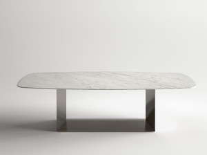 Мраморный обеденный стол