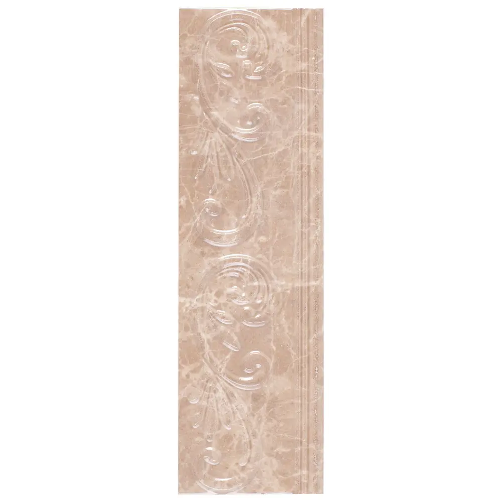 Бордюр Golden Tile «Lorenzo Modern» 30х9 см цвет темно-бежевый 16996316 STLM-2137438 