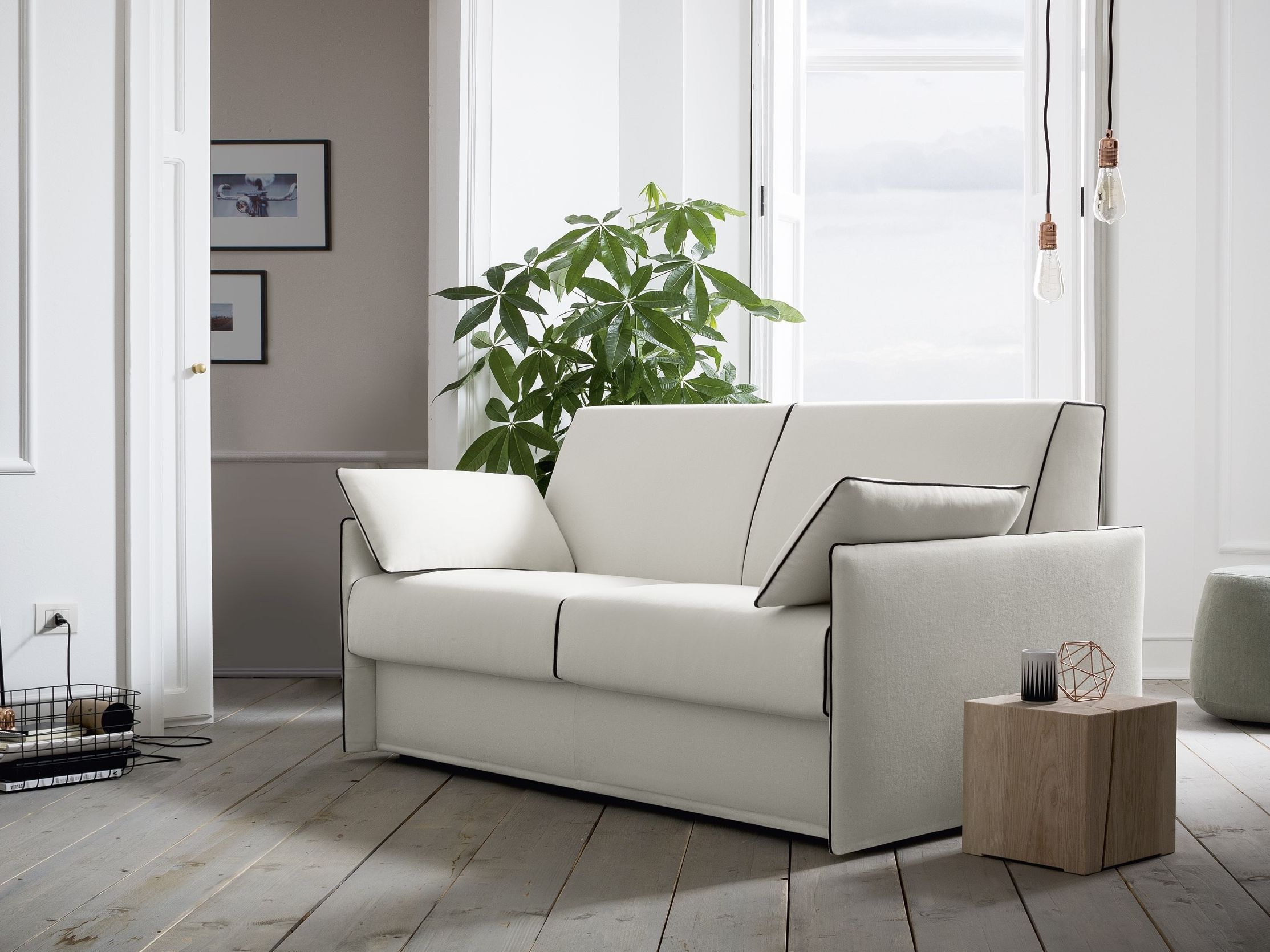 Двуспальный диван-кровать из ткани Felis Day &amp ARCH-00069762 - Вид №1