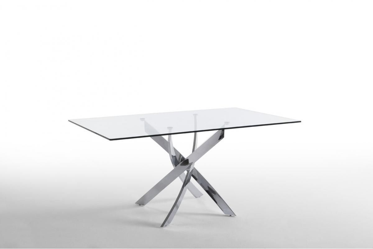 063628 Стол обеденный прямоугольный стекло 160x95 Angel Cerda F2133  - Вид №3