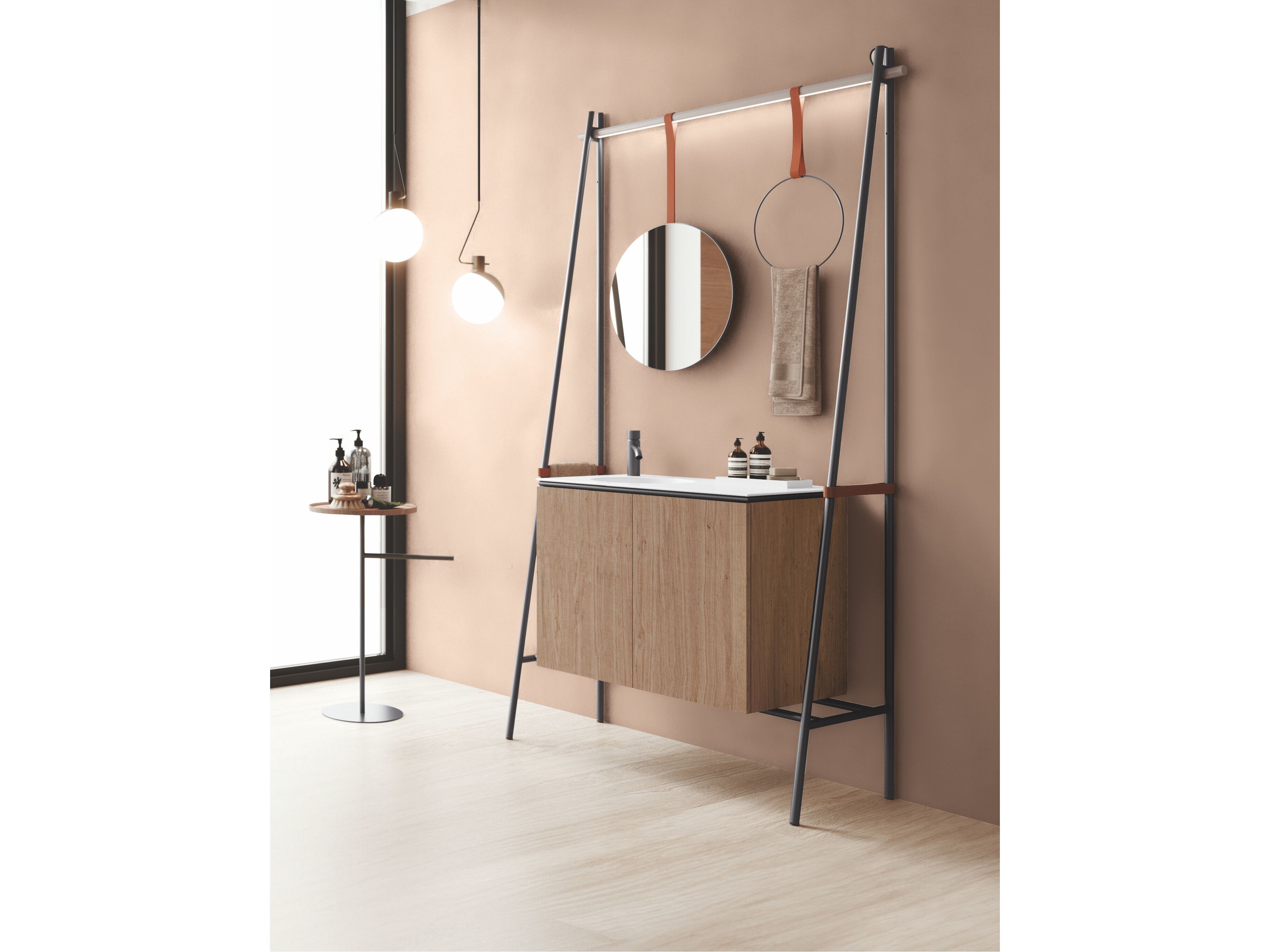 Двойная раковина с рамой из нержавеющей стали и светодиодом COLAVENE 20.20 Skyland ARCH-00064985