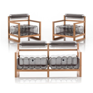 MOJOW Садовая мебель Yoko Черный SYK2FYK1CYKCB04NC