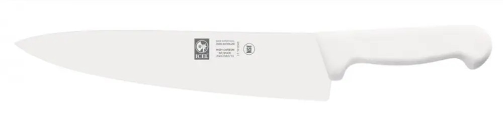 91308421 Нож поварской ICEL 260/390 мм. Шеф узкое лезвие белый STLM-0884273