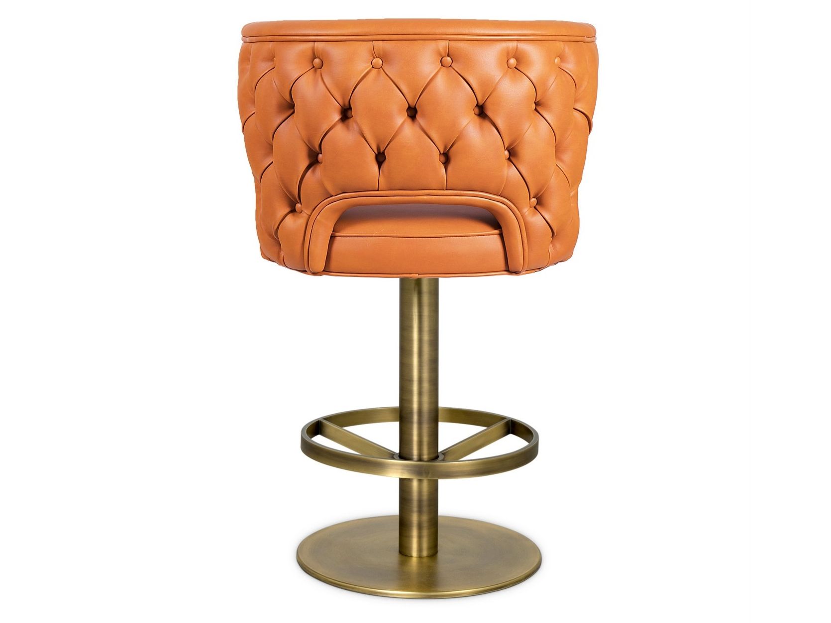 Высокий кожаный поворотный стул с подлокотниками Brabbu KANSAS II ARCH-00095418 - Вид №3