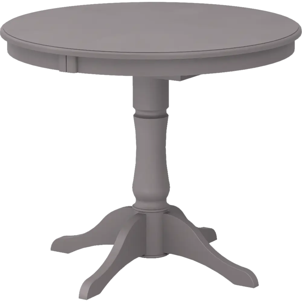 Стол кухонный Delinia Версаль раскладной 90-130x90 см круг МДФ цвет графит STLM-2045050