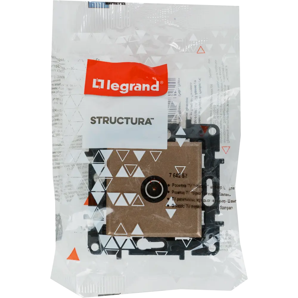 ТВ-розетка Legrand Structura звезда шампань для цифрового ТВ 82064706 STLM-0018689 - Вид №6