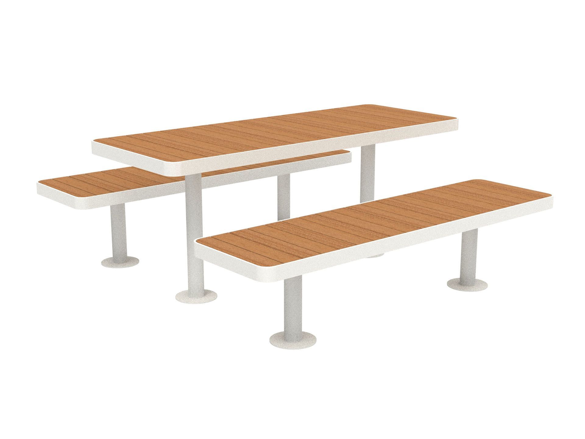 Стол для пикника со встроенными скамейками Lazzari палуба ARCH-00057717 - Вид №21