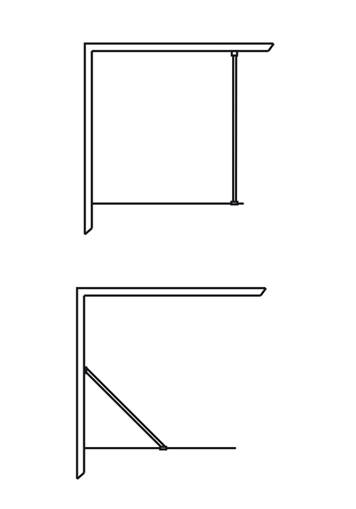 1450331 Igloo Pro Screen Настенный Фиксированный Прозрачное Стекло 80 Hafa Прозрачный  - Вид №2