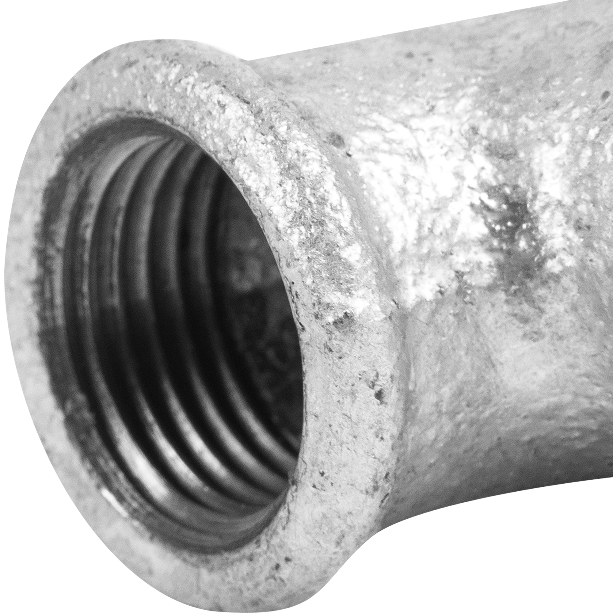 Угловой фитинг Santreyd 1/2" оцинкованный чугунный для систем отопления 10982087 STLM-0000972 - Вид №1