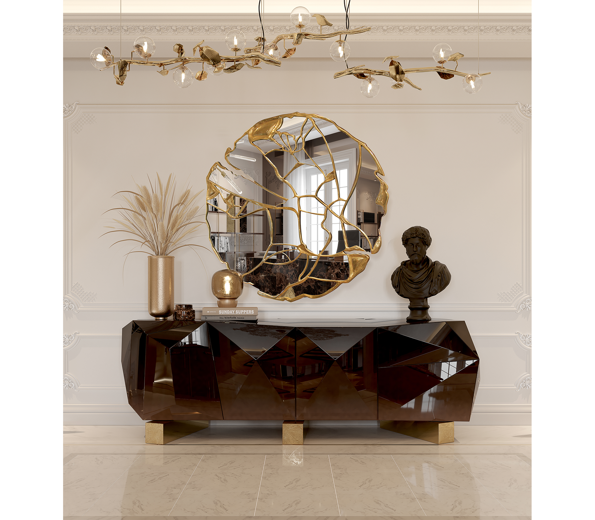 0-244 Взгляд зеркало Boca Do Lobo  - Вид №11