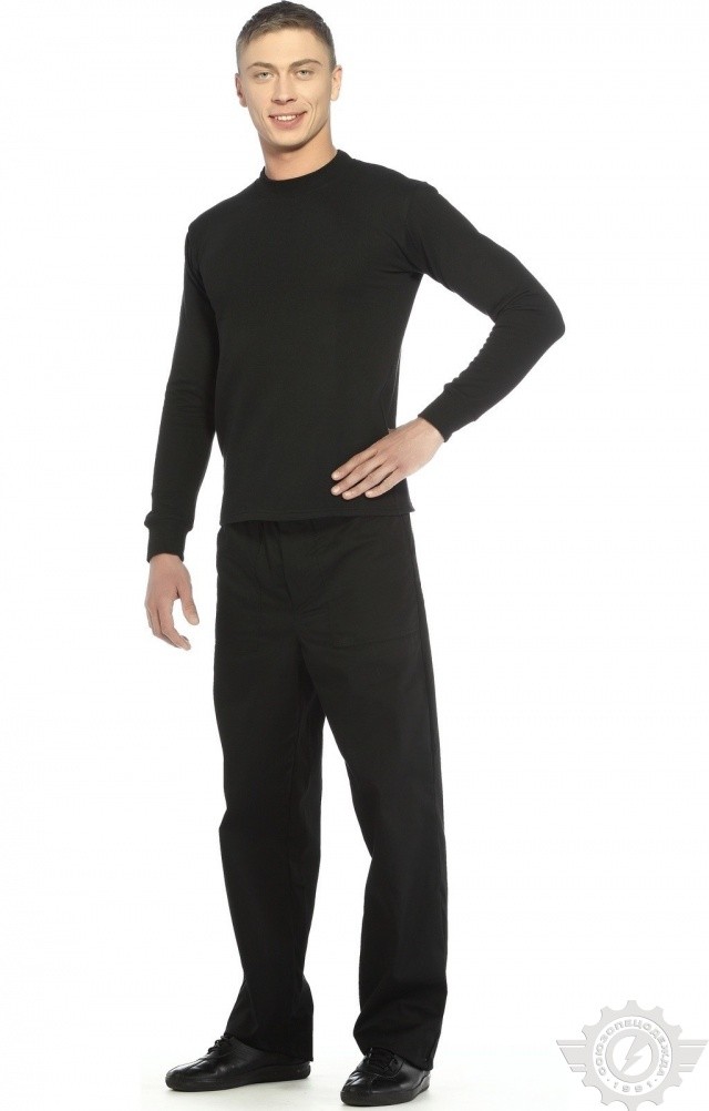 66321 Толстовка черная  Одежда для промоакций  размер 2XL (108) Спецодежда  - Вид №5